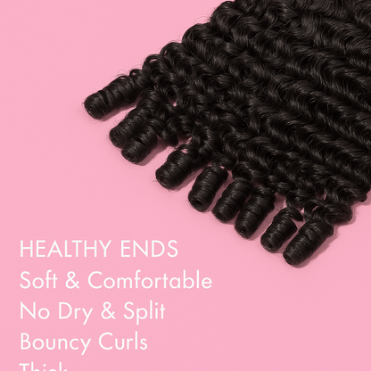 Zivora Beauty 100% Burmese curl human virgin hair bundles