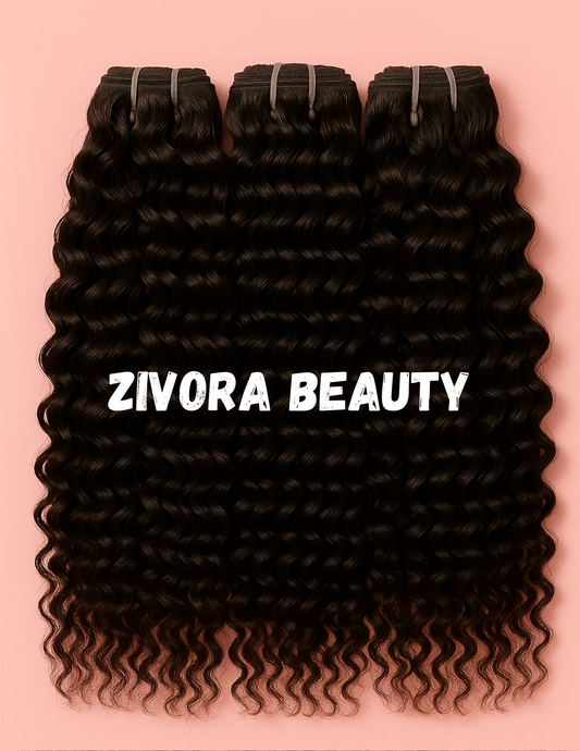 Zivora Beauty 100% Burmese curl human virgin hair bundles